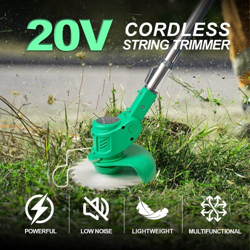 Tegatok Cordless Grass String Trimmer Cutter Electric Weed Eater Lawn Edger - Picture 3 of 15