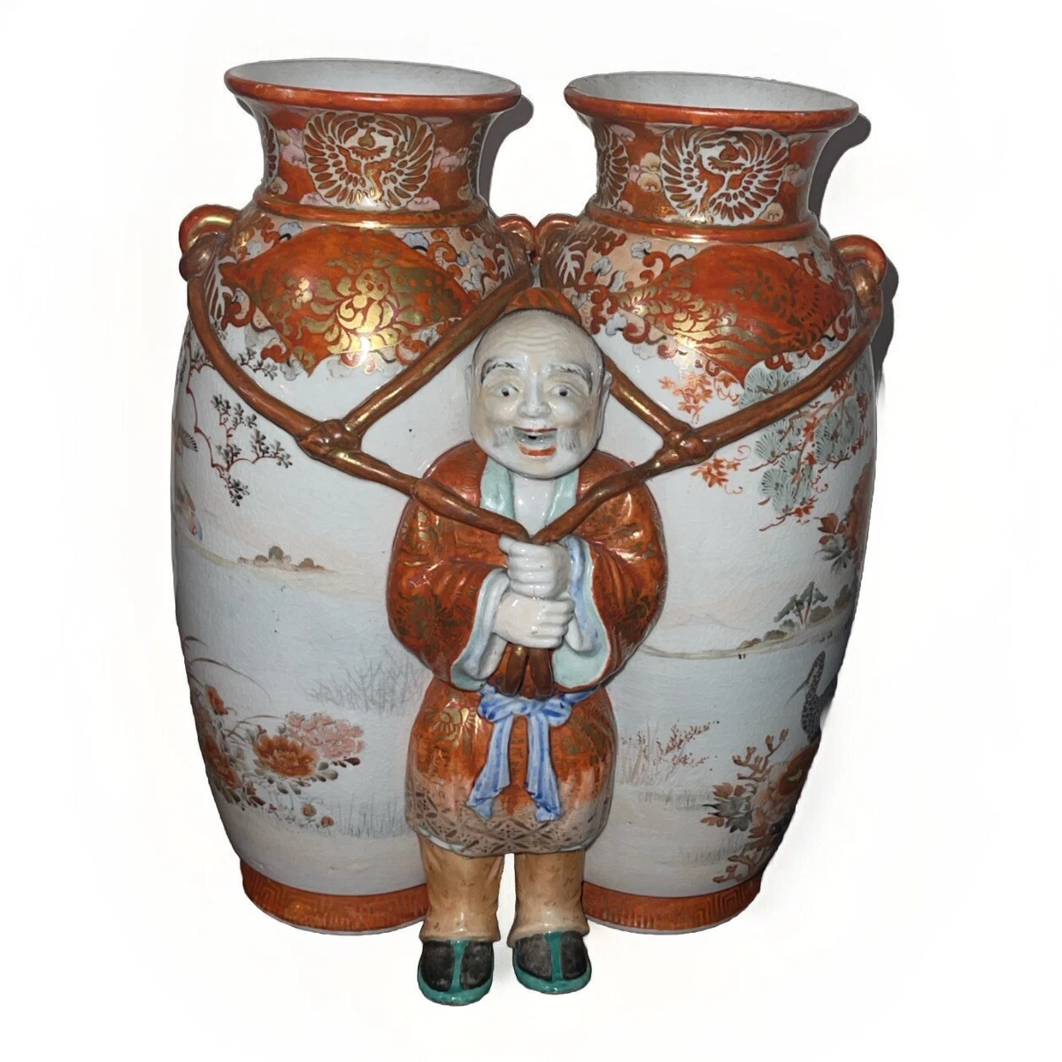 陶瓷1850-1899 年日本花瓶| eBay