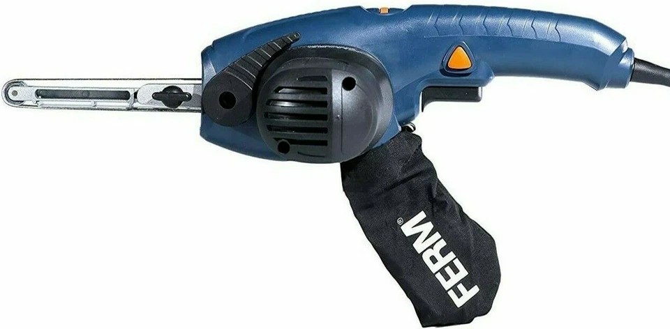 Lima Levigatrce limatrice a nastro velocità variabile FERM 400W con accessori  - Immagine 2 di 4