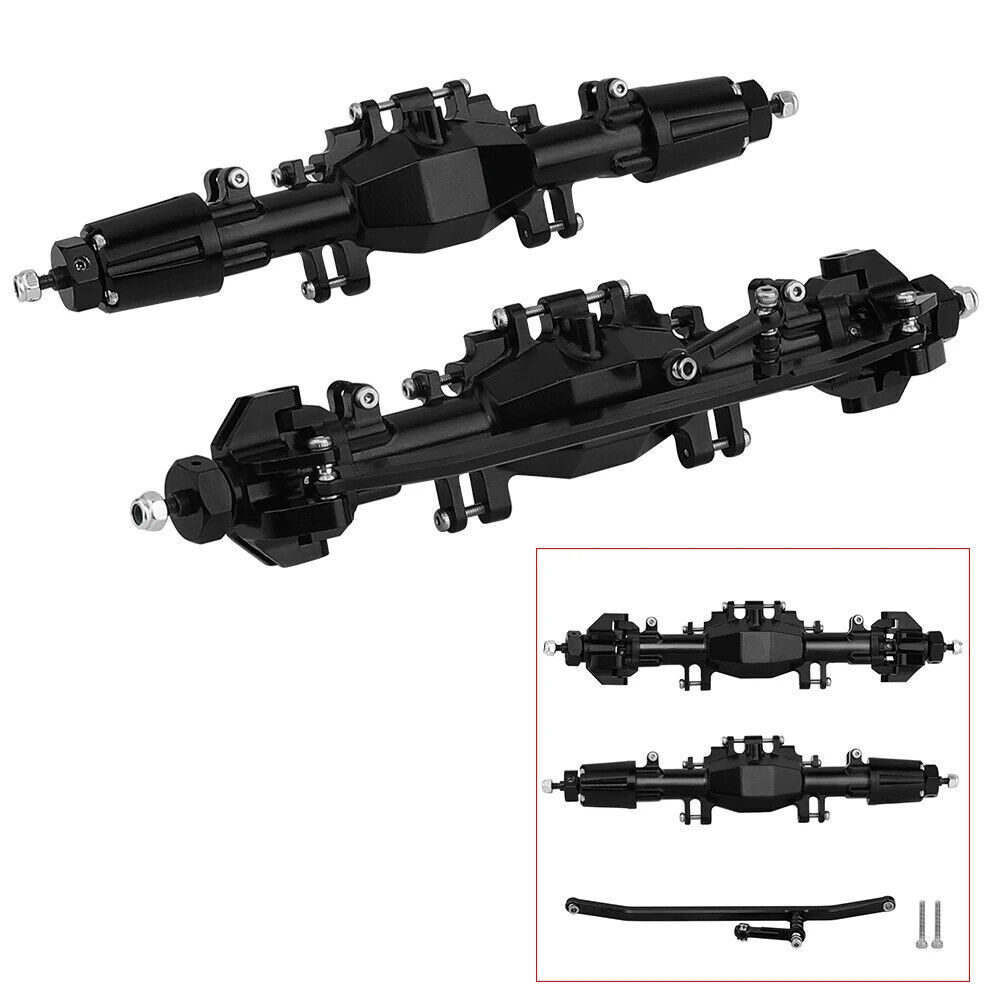 Upgrade Aluminum Complete Front Rear Axle for Losi 1/18 Mini LMT