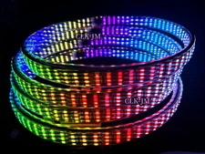 17.5'' Chasing Wheel Rim Light Qual Row Double Side Strobe Brightest Iron Ring