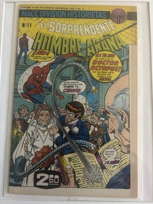 MEXICAN AMAZING SPIDERMAN #131 vs Doc OCK 1st PRINT 1974 MACC MEXICO IN SPANISH