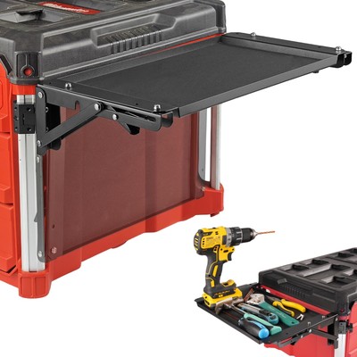 Folding Magnetic Side Table for Milwaukee Packout Toolbox Organizer No-Drill ...