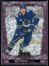2024-25 O.P.C. Platinum Violet Pixels Brock Boeser 239/299 Vancouver