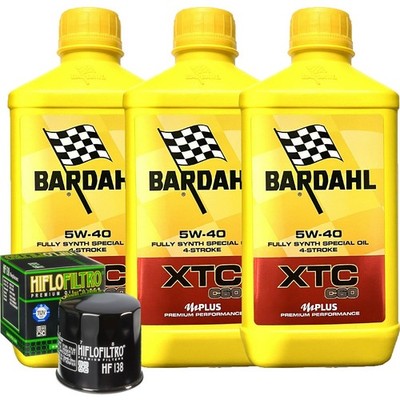 Ölwechselzettel Bardahl XTC 5W40 Für Arctic Cat 500 4x4 Automatik TBX 2004>2006