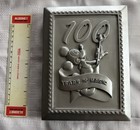 Walt Disney World Pewter Picture Frame And Mickey Mouse Pin "100 Years Of Magic" — photo 2