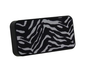 Scratch & Dent Mini Portable Plug and Play Speaker with Kickstand - Zebra