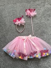 PRINCESS EXPRESSIONS 3-PIECE BIRTHDAY GIRL COSTUME IN PINK