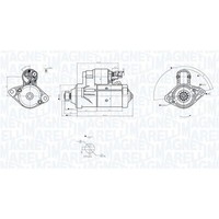 Magneti Marelli Anlasser Starter 2Kw Passend FüR Audi A3 Seat Alhambra Altea