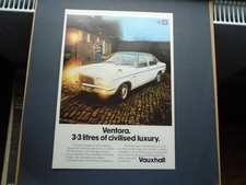 1960s VINTAGE AD: "VAUXHALL