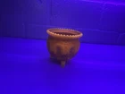 RARE VTG Degenhart GLOWS Bittersweet   Glass Gypsy Pot Cauldron