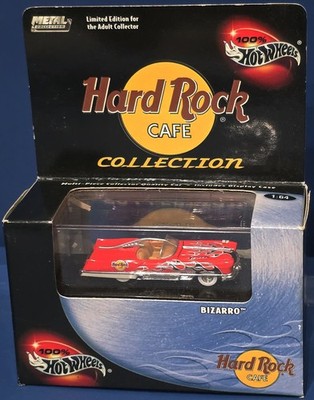 2002 HOT WHEELS Black Box 100 % Bizarro Hard Rock Cafe with Display Case