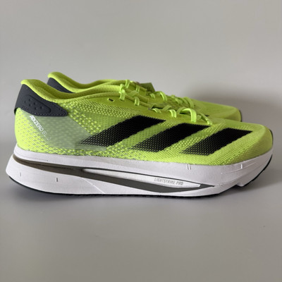 adidas Men s 9 ADIZERO SL2 RUNNING SHOES Lucid Lemon/Core Black IE1054 NEW