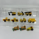 Matchbox Diecast Construction Vehicle Job Lot x11 Digger Dump Crane Lesney D5