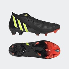 Adidas Predator Edge.1 FG Black/Yellow/Red Soccer Cleats Brand New w/ Box