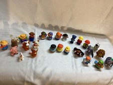 Fisher Price Little People Mixed Lot Of 30 Farm Zoo Const. Animals Figures, G7