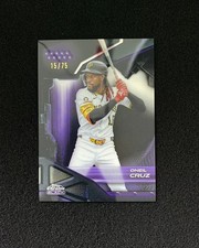 2026 Topps Chrome Black Purple Refractor #197 Oneil Cruz 15/75 Pirates QI95