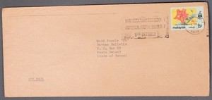 MayfairStamps Malaysia to Kuala Belait Brunei Air Mail Cover aaz_22671