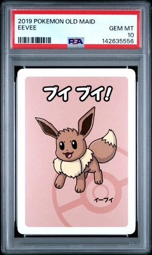 2019 POKEMON OLD MAID EEVEE PSA 10