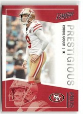 2022 Panini Prestige #PP-20 Robbie Gould Prestigious Pros San Francisco 49ers