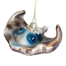 Kurt Adler Stingray Glass Ornament Sea creature Coastal Nautical Christmas 5"