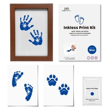 3 Packs baby footprint kit hand casting kit baby essentials with frame