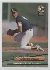 1992 Fleer Ultra Scott Brosius #420 lw9
