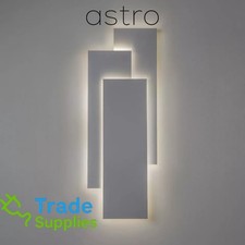 Astro LED Wall Mounted Decorative Modern Light 3000K Dimmable Matt White New