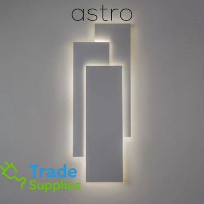 Astro LED Wandleuchte Deko Modern 3000K Dimmbar Matt Weiß Neu