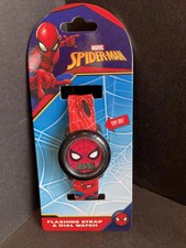 Spiderman Youth Flashing Strap  Dial LED Watch