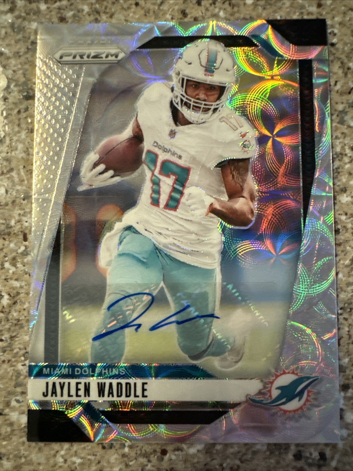 2024 Panini Prizm - Jaylen Waddle #178 Choice Prizm Autographs /100 (AU)