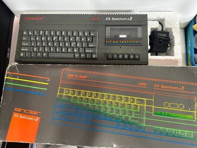 Sinclair ZX Spectrum +2 128K Boxed + Netzteil funktionstüchtig Vintage Computer