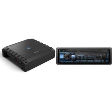 Alpine UTE-73BT Mech-Less Receiver w/ S2-A36F S-Series 4-Ch Amp