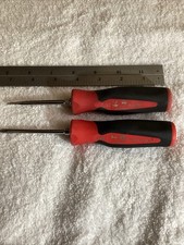 USED SNAP ON 7/32 SGD2B & No 1 SGDP31IRB SCREWDRIVERS LOT OF 2 FREE SHIPPING