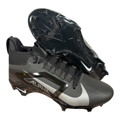 Nike Alpha Men’s Black/Silver Football Cleats Nike Men main image 4