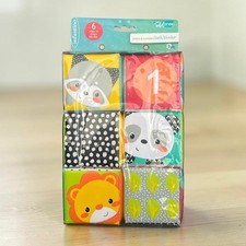 Infantino Colors  Numbers Bath Blocks 6pc Set Baby Toddler Sensory Toy NEW