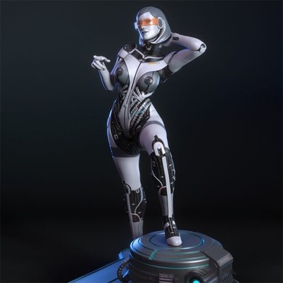 EDI 1/8 1/6 1/4 3D Print Figure Model Kit Unpainted Unassembled GK