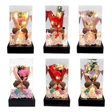 Preserved Rose Bouquet Simulated Flowers Decoration Versatile Soap Flower for