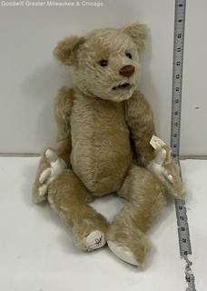 Lee Middleton Light Brown Plush Honey Bear Baby Boy Vintage Teddy Bear Doll