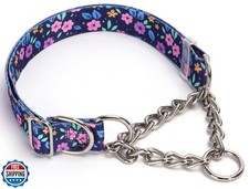 Choker Martingale Collar for Dog, No Pull Slip Chain Collar Training Escape P