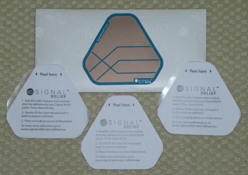 1 Pack SIGNAL RELIEF 4.5" Kit 1 Reusable Patch 3 Adhesives NEW