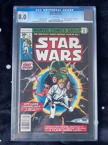 Star Wars #1  (1977) Newsstand 💥 CGC 8.0