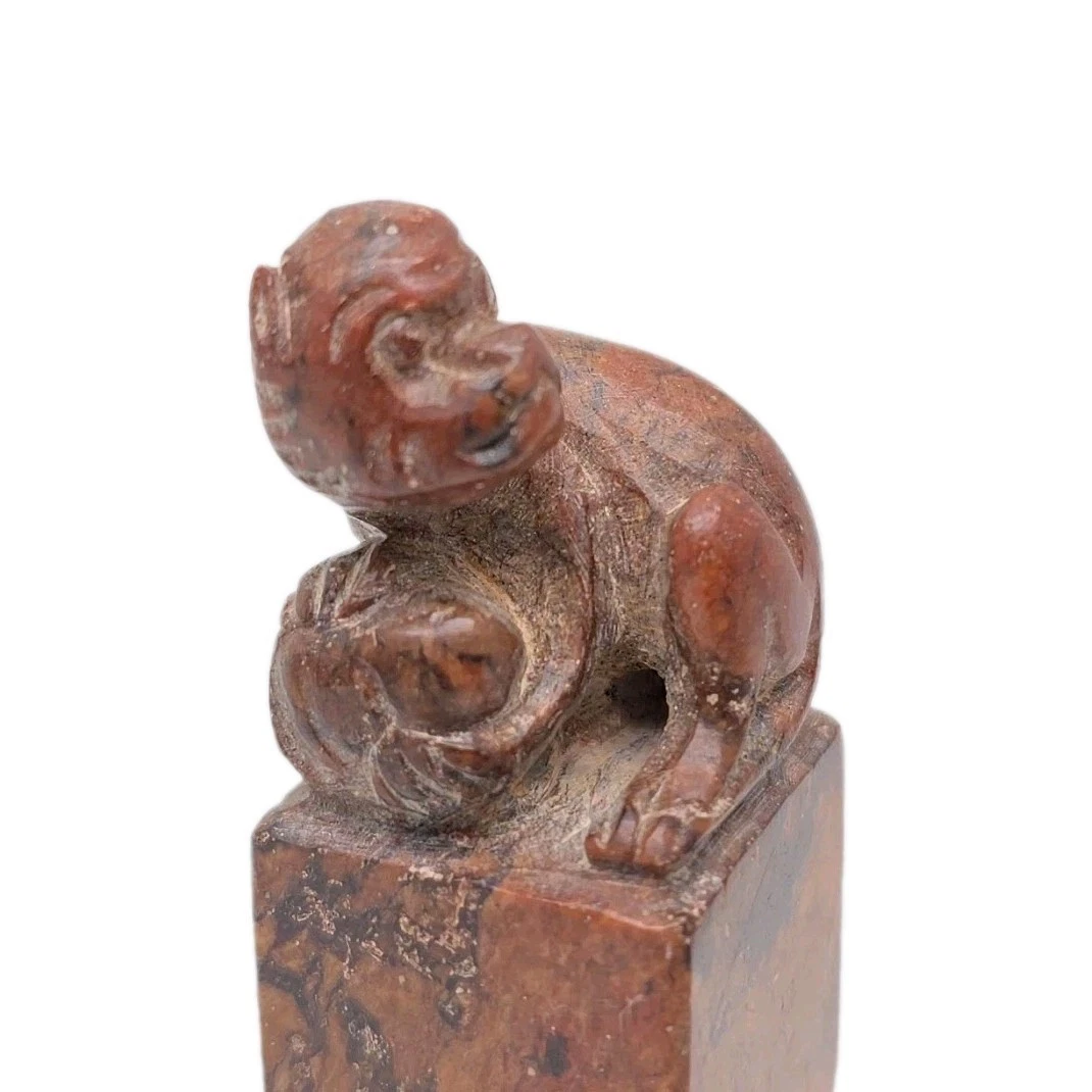 古董原始石中国风印章| eBay