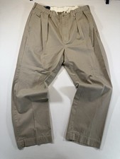 Polo by Ralph Lauren Andrew Pant Men  s Classic Chino Khaki 36x29 Pleated