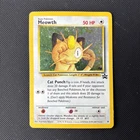 Pokemon Card Black Star Promo Holo Meowth 10 WOTC