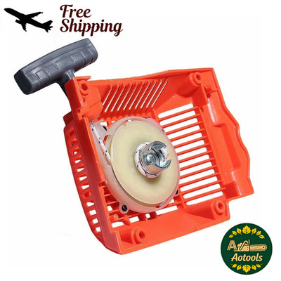 Recoil Starter Kit For Husqvarna 261 262XP Rewind Pulley Grip Rope Side Cover