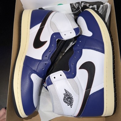 Size 11.5 - Air Jordan 1 Retro OG High Rare Air - Deep Royal Blue