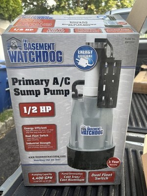 Basement Watchdog Big Combo Connect 1/2 HP Primary Backup