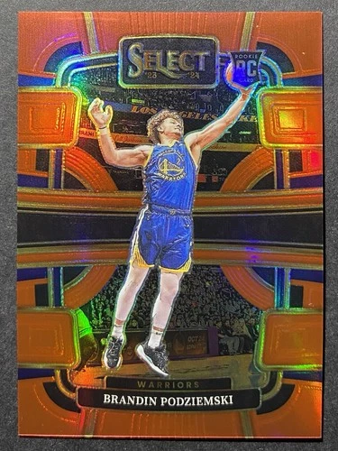 2023-24 Panini Select - Concourse Red Prizm #93 Brandin Podziemski /199 (RC)