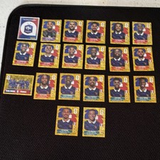 Panini FIFA World Cup 2026 France Full team Gold crumple stickers